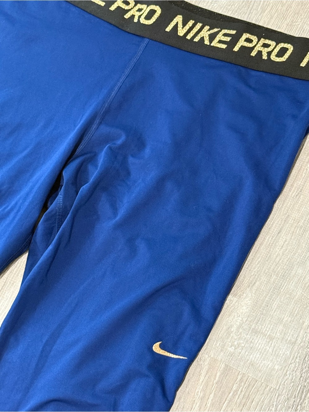 Nike Pro Dri-FIT Blue Compression Leggings | Women’s XXL - Picture 3 of 5